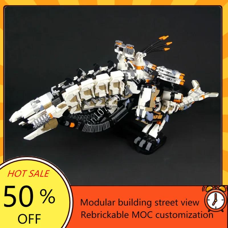 Thunderjaw-Минифигурка Масштаб Космическая Война Военный MOC Космический Корабль Боевая Модель Пользовательская Головоломка Архитектура DIY Образование Сборка Подарок