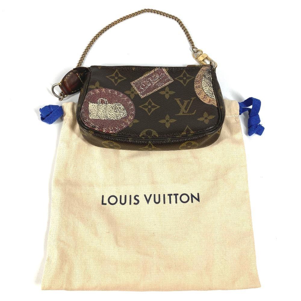 Louis Vuitton M95804 Monogram Label Mini Pochette Accessoires Shoulder Hand Bag