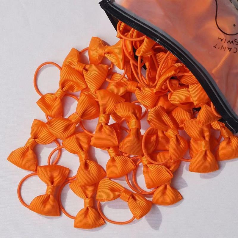 2-дюймовые банты для волос для девочек, эластичные резинки, бант из ленты Grosgrain с резинкой, держатели для хвостиков, аксессуары для волос