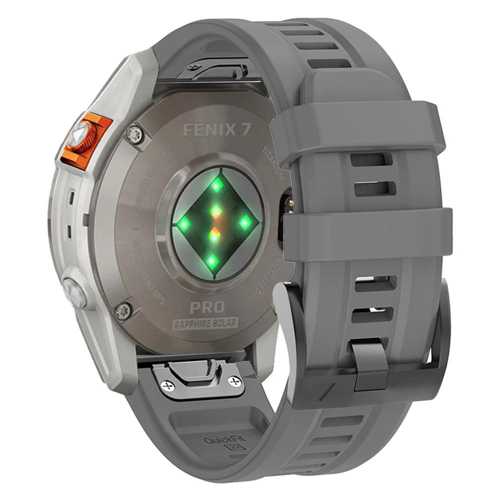 Спортивный силиконовый ремешок для часов Garmin Fenix 7 7X Pro 6 6X 5 5X Plus/Epix 2 47мм 51мм/TACTIX/965 QuickFit 26мм 22мм