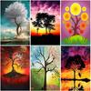 DIY Scenery 5D Diamond Painting Full Round Drill Tree Diamond Embroidery Cross Stitch Mosaic Cross Stitch Wall Art Home Decor