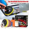 Car Headlight Repair Kit Auto Headlamp Lens Restore Scratch Waxing Restore Yellow Liquid Oxidation Headlight Polymer Polish J0E0