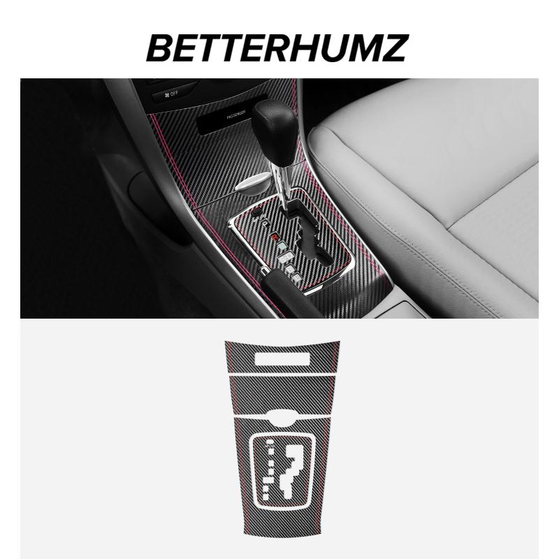 Изготовлено из Алькантары Betterhumz Для Toyota Corolla E150 E151 2007-2013 Наклейка-отделка на рычаг переключения передач Автомобильные аксессуары для интерьера