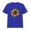 Leopard Sunflower T Shirt Print Botanical Mothers Day Gift Unisexs Flowers Vintage Breathable Comfortable Fashion