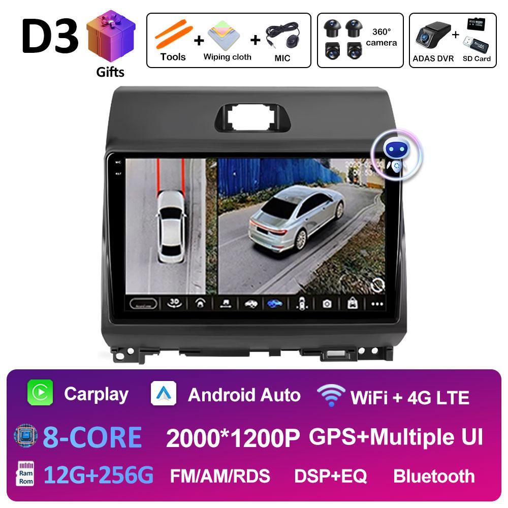 9-дюймовый автомобильный радиоприемник для KIA Ray 2011 2012 2013 2014 - 2017 Видеоплеер Беспроводной Carplay GPS Навигация Вентилятор охлаждения Авто Инструменты WIFI