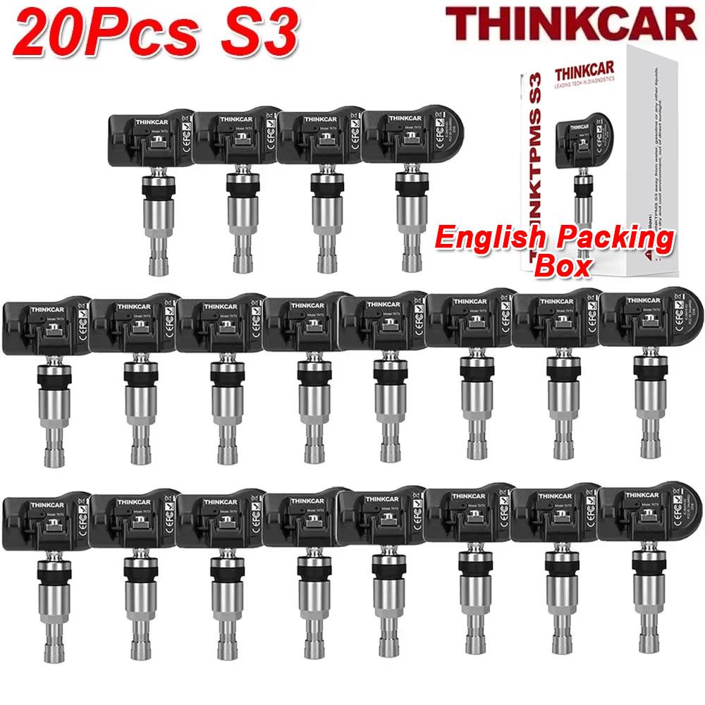 THINKCAR THINKTPMS S3 Upgrade of S2 Car TPMS Tire Pressure Sensor 315MHz 433MHz Program Work with Thinkcar and Mucar tpms tool