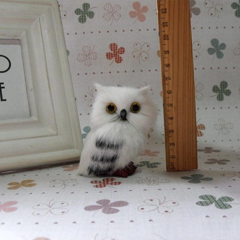 Сова Изысканное Украшение Милая Милая Пушистая Рождественская Птица Украшение