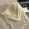 All-match Bow Knitted Hat Korean Style Brimless Beanie Cap Soft Crochet Pullover Cap  Outdoor