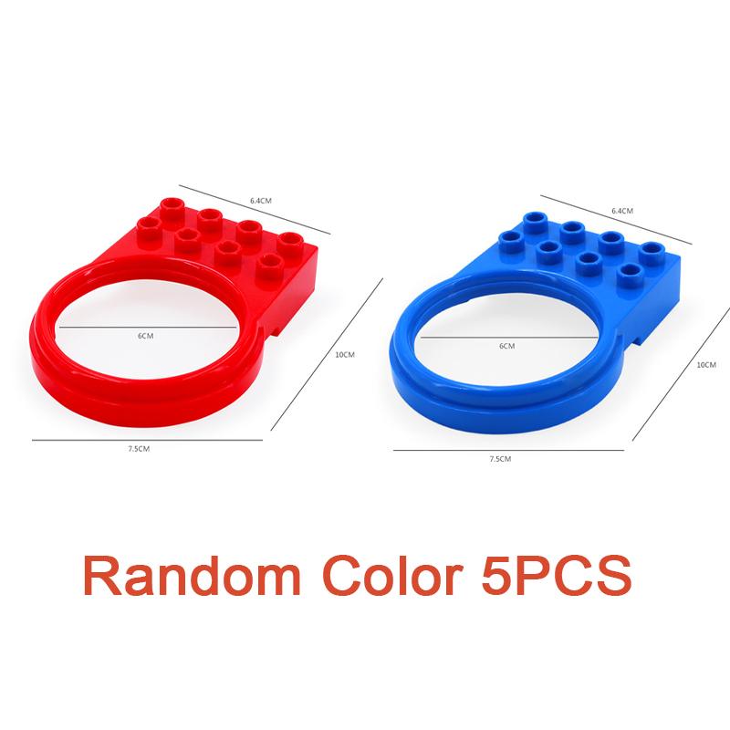 Large Building Blocks Conveying Pipeline Ball Playground Slide Ladder Assembly Compatible Accessories Kid Toys Cars Big Size A11