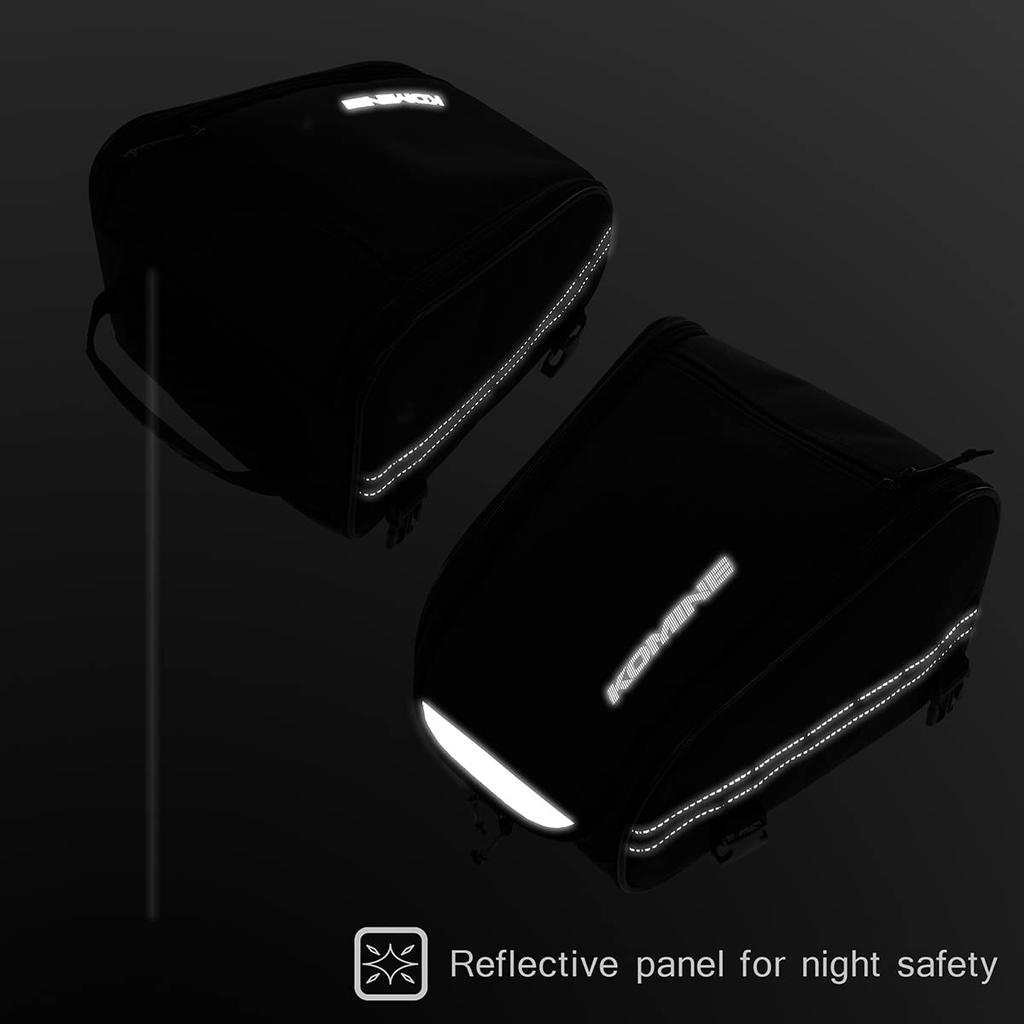 Motorcycle Tail Bag 9L Black [KOMINE] SA-249 09-249