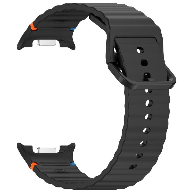 Wave Silicone Band for Samsung Galaxy Watch8 40mm 44mm 8 Classic Smartwatch Replacement Band for Galaxy Watch9 40/44mm Accessior