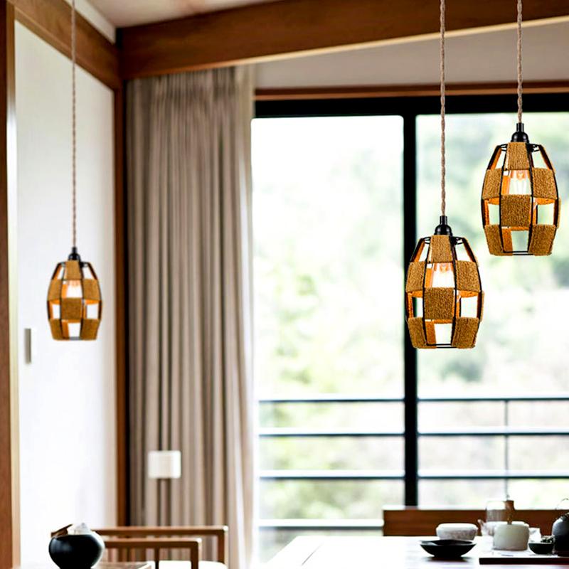 1 шт., крышка лампы, потолочные светильники, абажур, напольная лампа, бумажная веревка, бохо, ручная работа, вязаная люстра, настенная подвеска