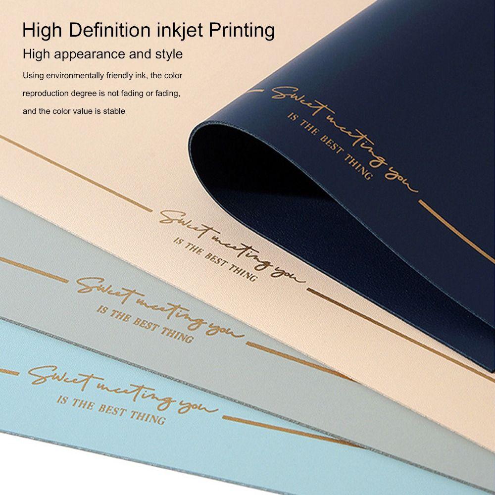 PU Leather Leather Placemat Chinese Style Oil Proof Mat Indoor Outdoor Western Placemat  Christmas