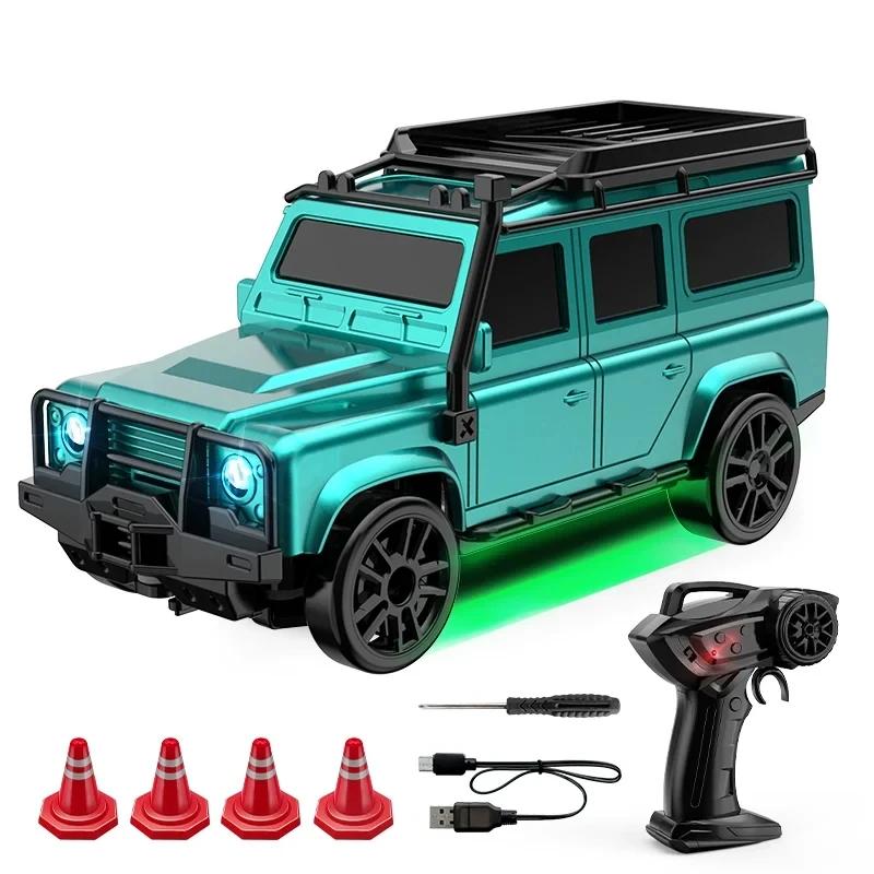 1/64 Мини RC Дрифт Машинки Игрушка Полный Масштаб 4WD Внедорожный Грузовик Маленькая Радиоуправляемая Гоночная Машина Детские Игрушки Симулированная Модель Автомобиля Подарок