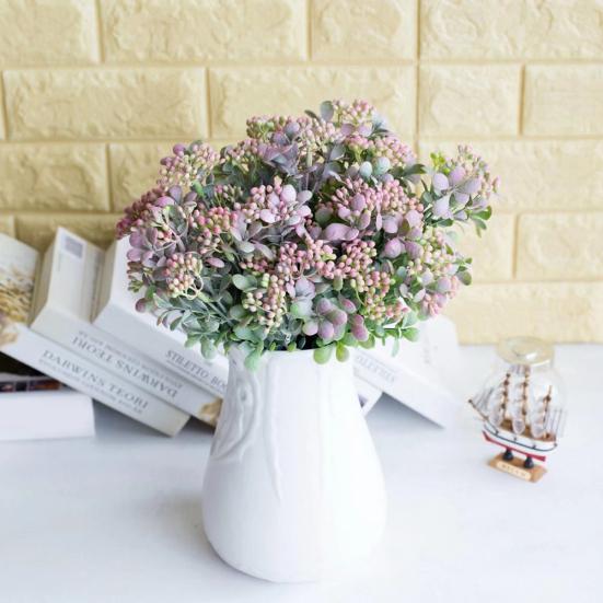 1 букет, маленькие фрукты, искусственное растение, 7 веток, свадебный отель, украшение для дома