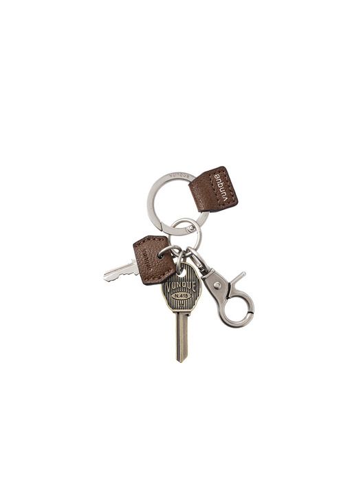 vunque Leather Multi Key Charm (Leather Multi Key Charm) Brown