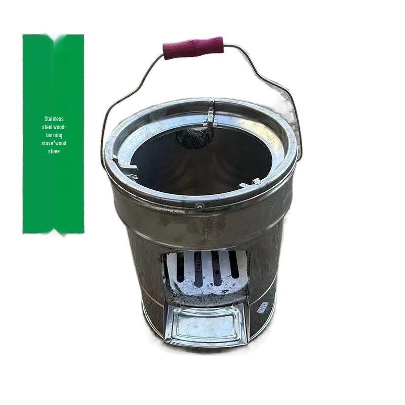 Q Портативная плита двойного назначения: Новая бытовая и походная дровяная печь