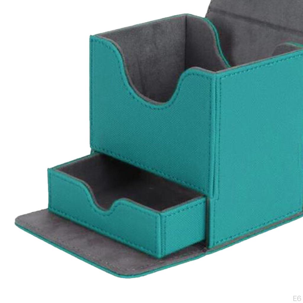 Коробка для коллекционных карточек из прочной искусственной кожи для карт TCG Baseball