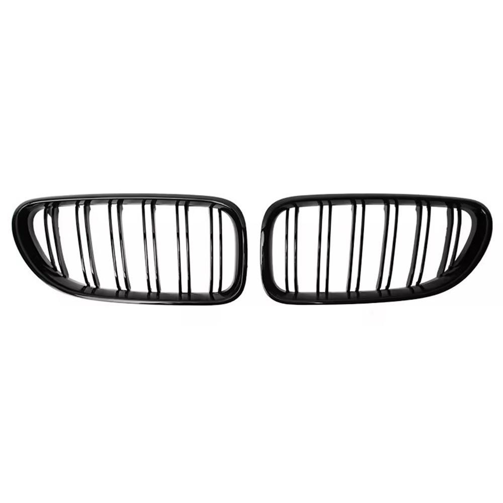 Gloss Black Dual-Line Grille for BMW 6 Series F06/F12/F13 (2011-2017)