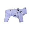 Dog Raincoat with Harness for Small Medium Dogs Adjustable Dog Rain Jacket Waterproof Puppy 4 Legs Raincoat with Reflective Strip