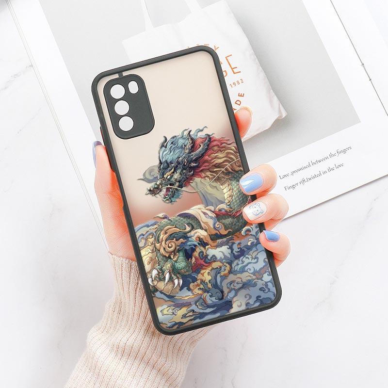 Крутой чехол для телефона с тигром, драконом и облаками для Xiaomi Mi 11 Lite 5G NE 12 12T Pro 11T 9 10 Cover POCO X3 NFC F3 M3 M4 X4 Pro Матовый Funda