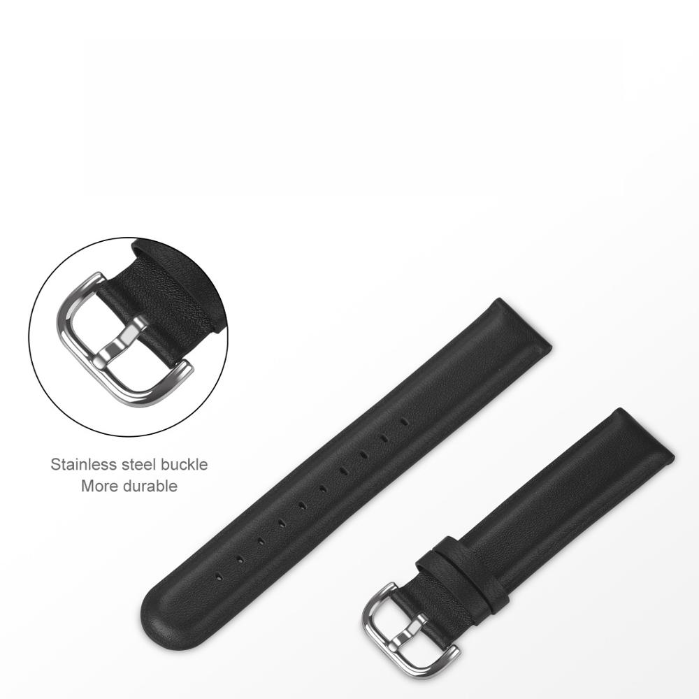 Кожаный ремешок для Samsung Active 2 44мм 40мм SM-R820 R830 Galaxy Watch 46мм 42мм Active2 Gear S3 Браслет Ремешок для часов