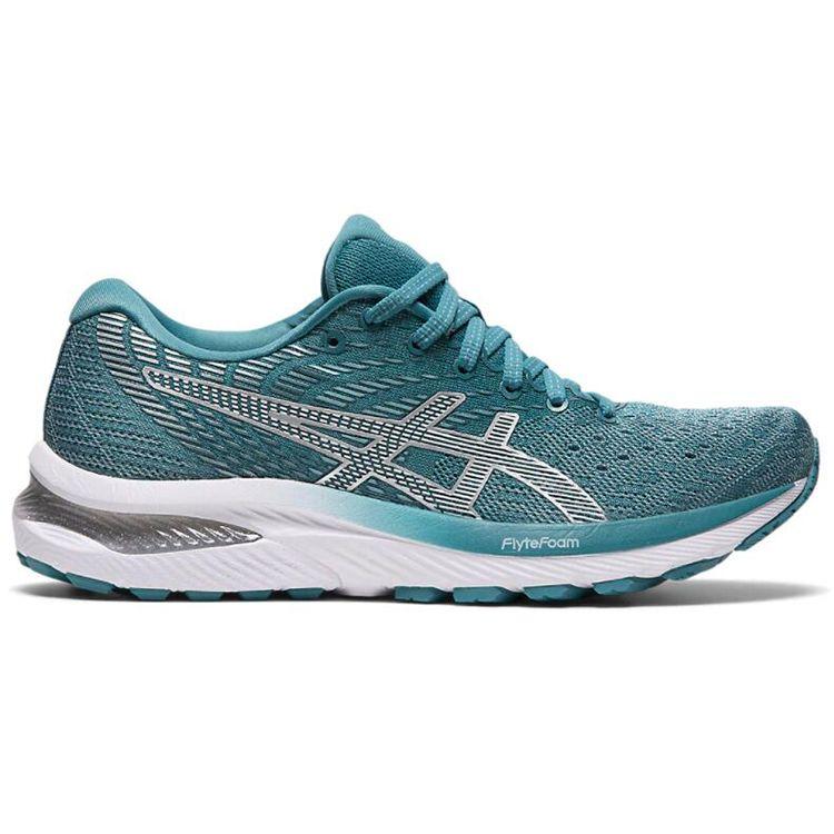 Asics Женские кроссовки Gel Cumulus 22 Smoke Blue белые 1012A741-404