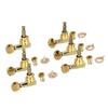 6PCS Metal Guitar Tuning Pegs Mini Oval Buttons Tuning Machines Guitar Tuning Key  Electric Guitars
