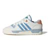 adidas Оригинальные женские кроссовки Originals Rivalry Low белые с голубым IG3066