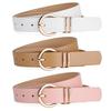 Twopiece Womens Fashionable Waist Belt Set With Eyecatching Needle Buckle Design For Modern Style