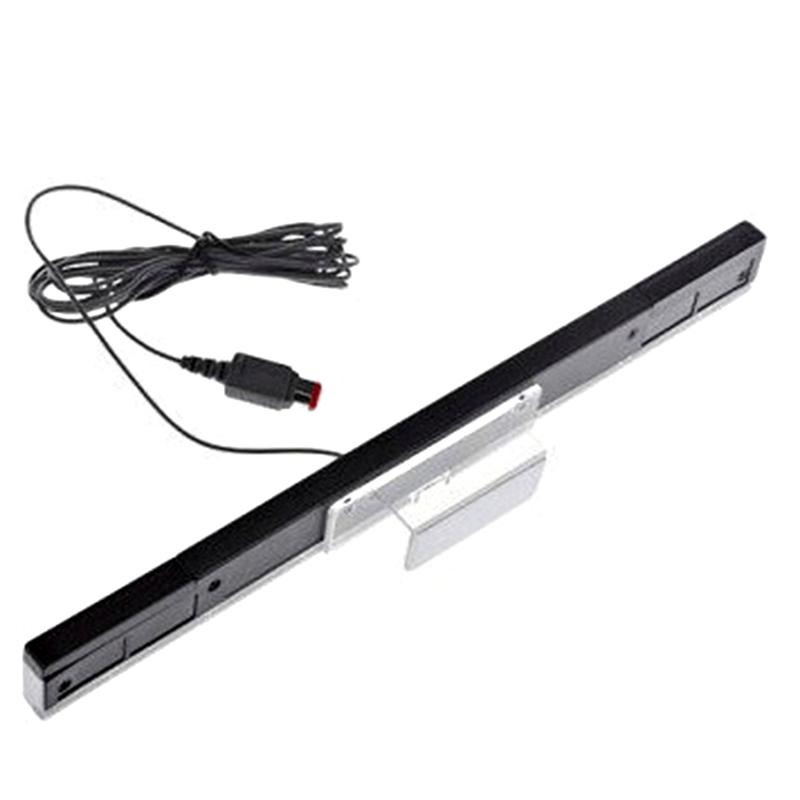 Wired Motion Sensor Receiver with Extension Cord Video Game Sensor Bar Wired Motion Sensor Bar for Nintendo Wii Wii U Console