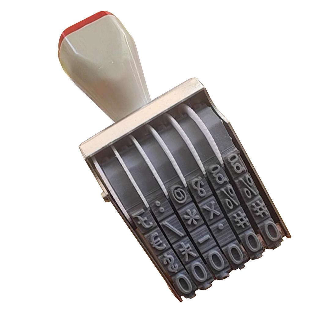 0-9 Number Stamp Adjustable Office Stamps Plastic Number Stamp Roller Stamp Changeable Date Stamp Business Stamp
