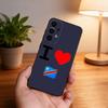 Democratic Republic Congo Flag Phone Case For Samsung S26,S25,S24,S21,S22,S23,S30,Ultra,S20,Plus,Fe,Lite,5G Black Cover