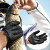 1pcs Fishing Gloves, Fishing ,Non-slip, Durable, Knitted ,Full Finger, Waterproof, Work Cut Resistant, Buckle Left Right Garment Hand Gloves