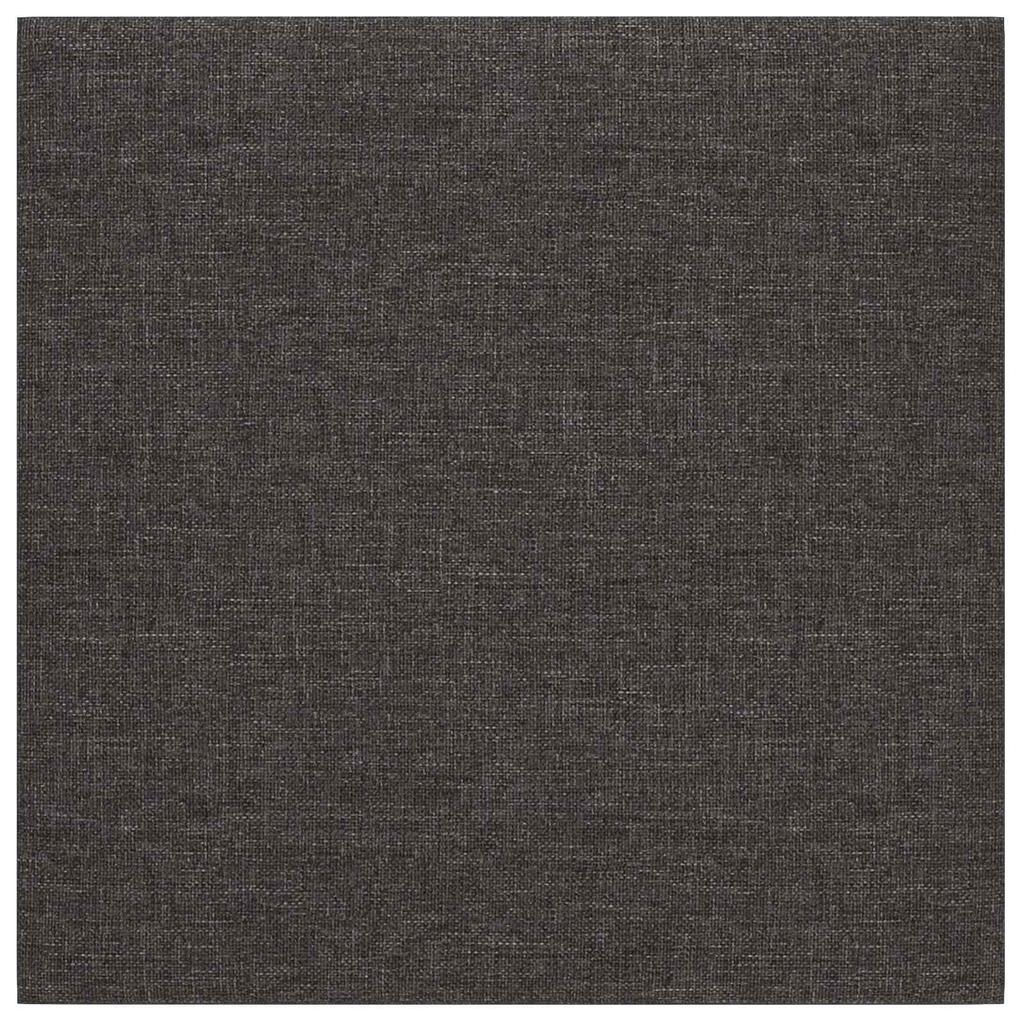 Wall Mounted Headboard Panels 12 pcs Dark Grey 30 x 30 cm Fabric
