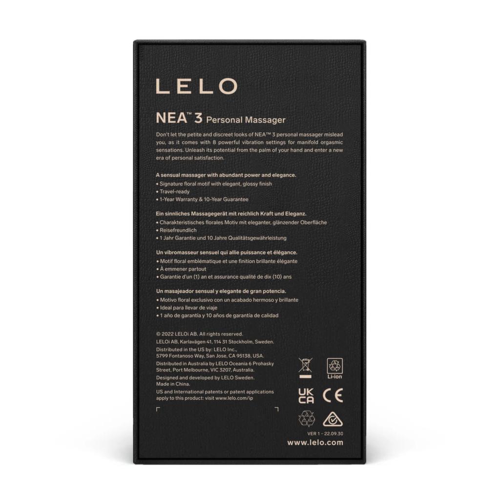 Stimulator - Lelo Nea 3 Pitch Black