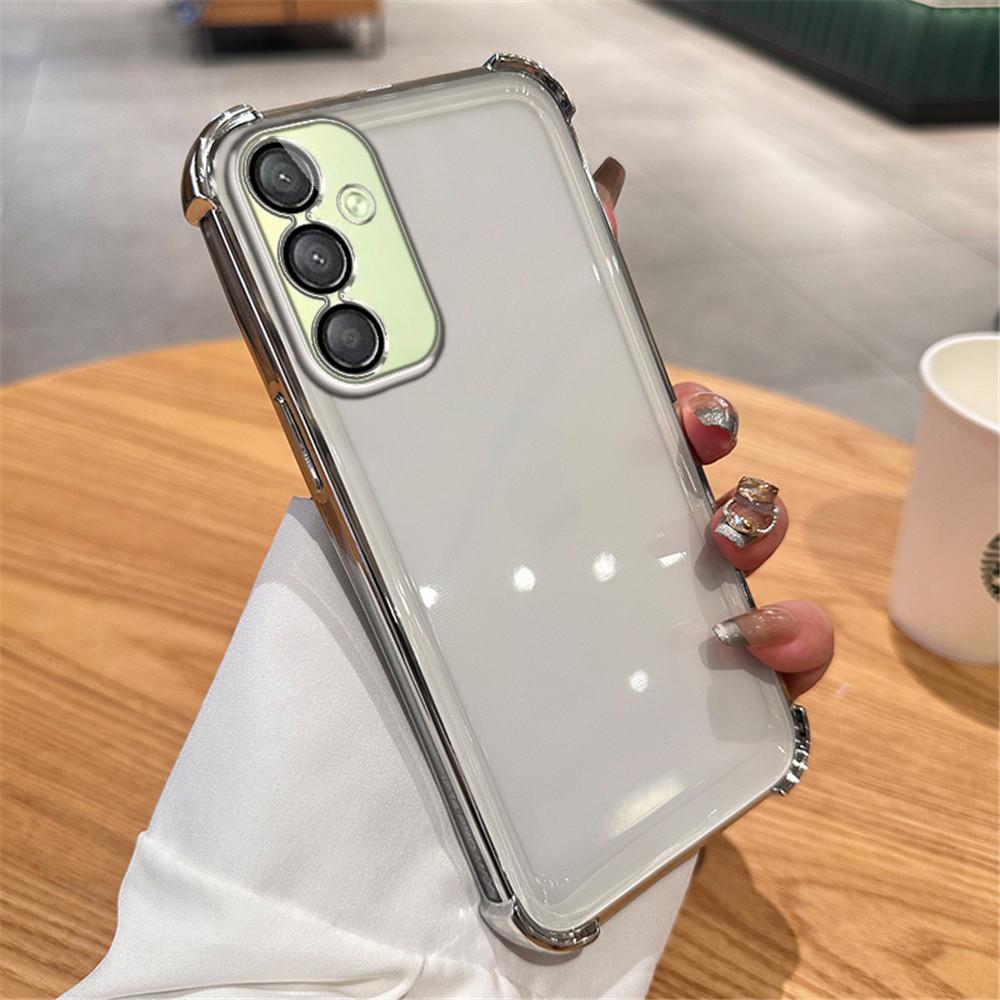Transparent Shockproof Magnetic Stand Case For Samsung A55 A35 A25 A15 A05 A05S A14 A24 A34 A54 A04 Soft Silicone Phone Cover