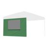 Боковые стенки для тента-палатки FIELDOOR, крепящиеся к каркасу, для стальных и алюминиевых тентов [Зеленый с окном] [Только для палаток 3,0 м] [1 шт.]