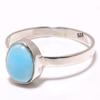 Кольцо из стерлингового серебра 925 пробы с драгоценным камнем Natural Republic Larimar S.9 p9O75