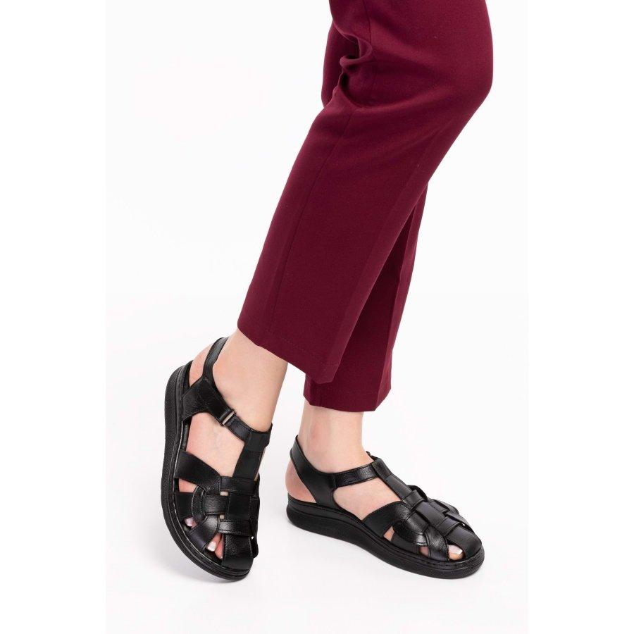 Женские удобные повседневные сандалии из натуральной кожи с мягкой стелькой