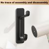 5Pcs Plastic Wall Hook No Drill Self-adhesive Heavy Duty Multi-functional Home Office Bathroom Clothes Hat Scarf Towel Bag Keys Umbrella Bag Hanger