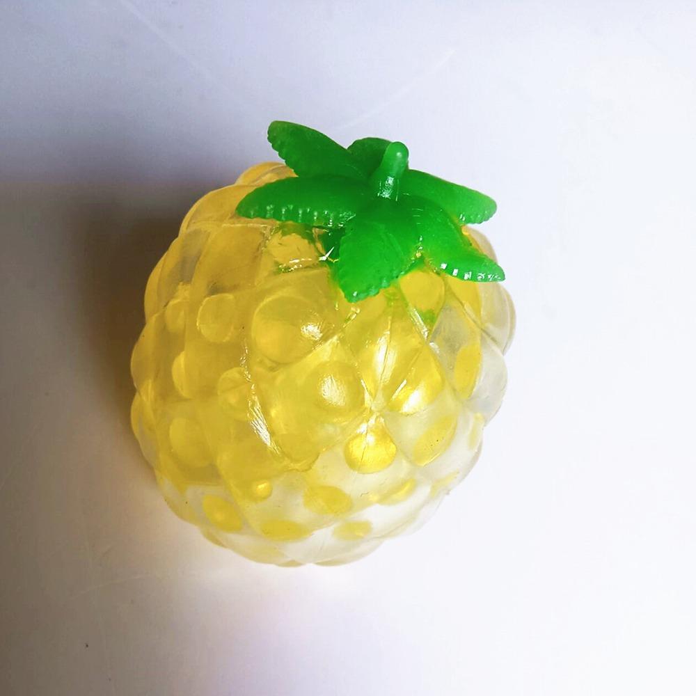 1pc Squishy Texture Fruit Squishy Stress Balls Strawberry Fidget Toys New Dough Ball  Sensory Play