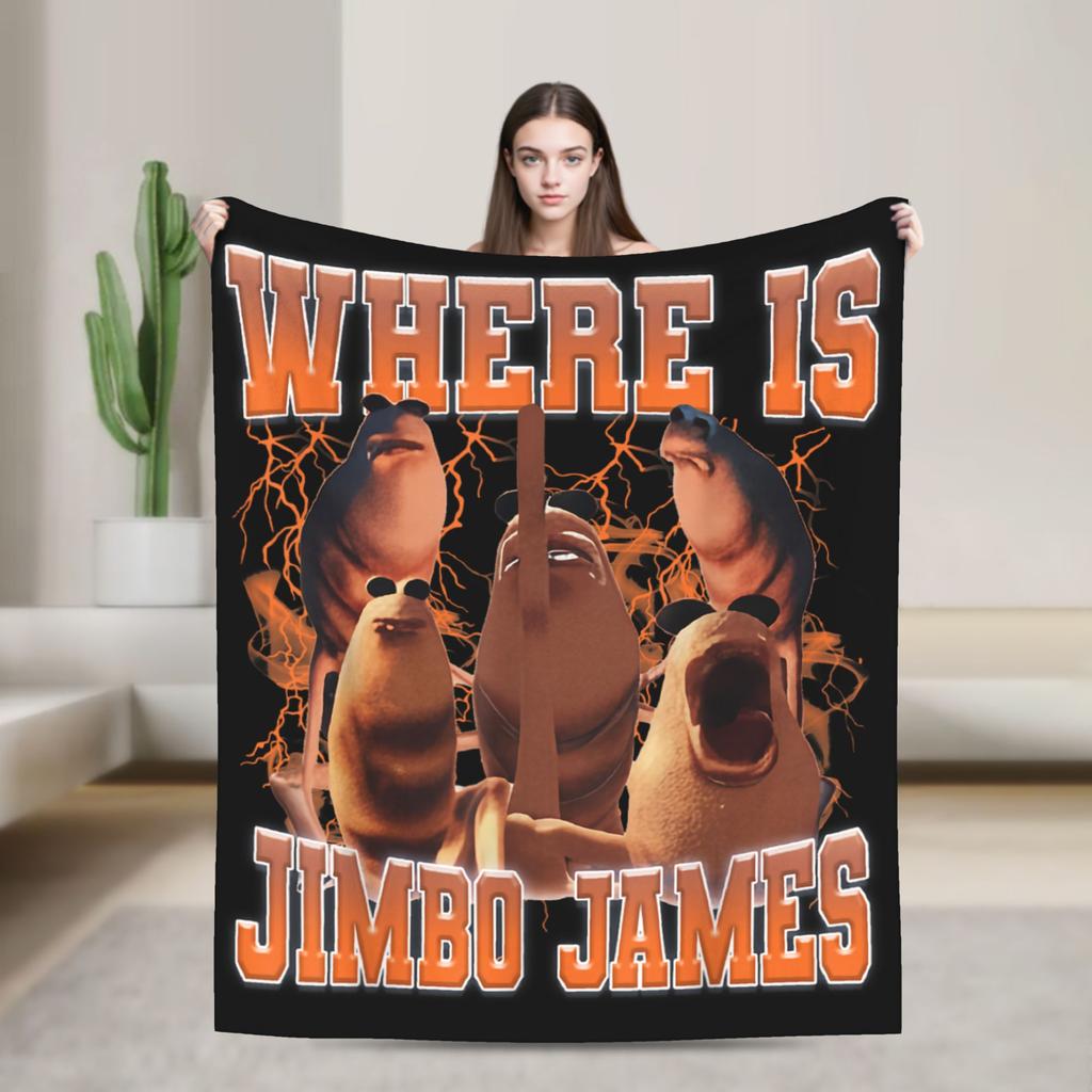 Marcus The Worm Funny Meme Flannel Fashion Blanket Trending Vintage Throw Fashion Blankets for Home 200x150cm Lightweight