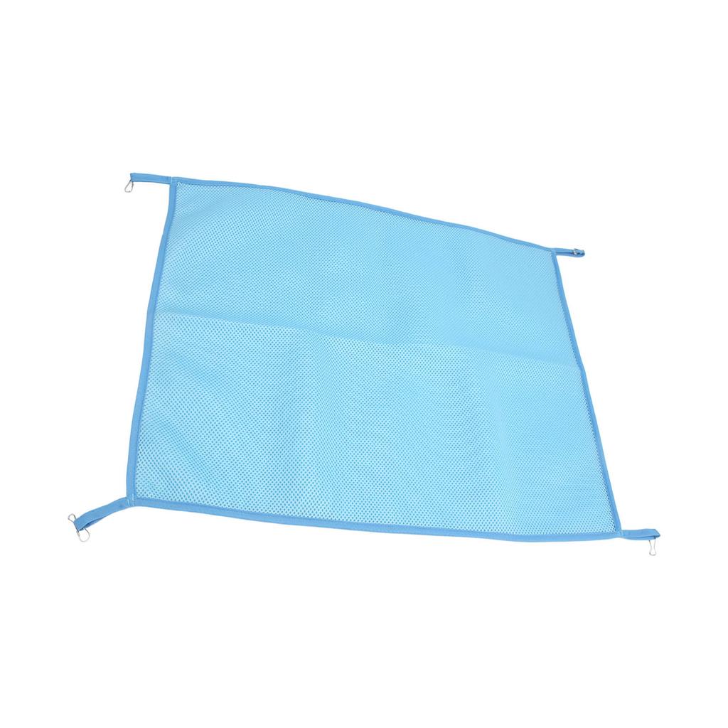 Гамак для клетки питомца Дышащий Прохладный Подвесной Летний Сетчатый Кроватка для Кошки Морской Свинки Хомяка Синий 39x48см