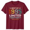 Best Of 1995 Unisexs T Shirt 31st Birthday Gift Vintage Limited Edition