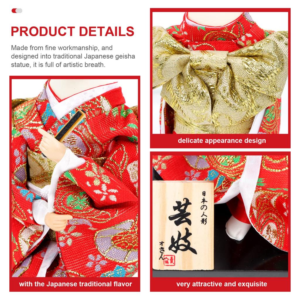 Ledmomo японская кукла танец майко кукла в японском стиле сувенирная фигурка подарок для иностранцев кукла кимоно модель куклы гейши восточная кукла