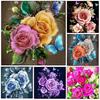 Colorful Diamond 5DDIY Painting Embroidery Animal Flower Picture Rose Mosaic Butterfly Cross Embroidery Wall Home Decoration