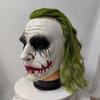American Movie Clown Latex Mask Heath Ledger Dark Knight Batman DC Jack the Clown Hairpiece