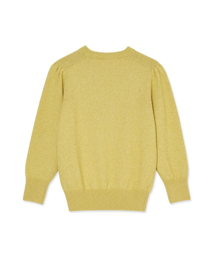 IOLO Women'S Puff Sleeve Round_Yellow