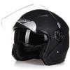 Four Seasons Universal Double Lens Motorcycle Helmet 3/4 Half Helmet Motorcycle Electric Vehicle Helmet